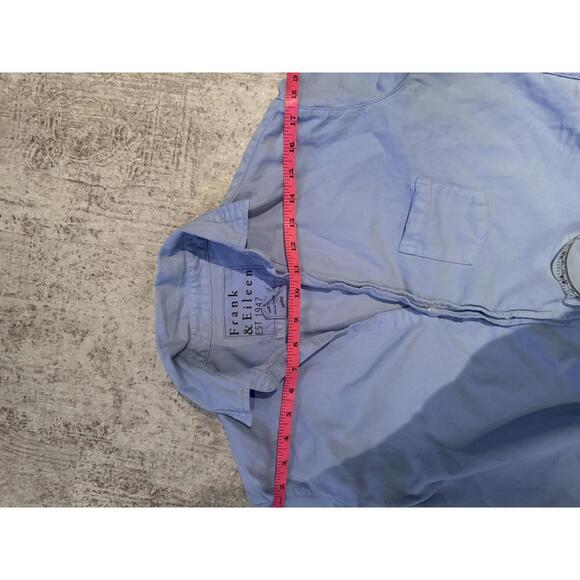 Frank & Eileen Eileen Light Blue Long Sleeve Button-Down Shirt sz S - Picture 7 of 7